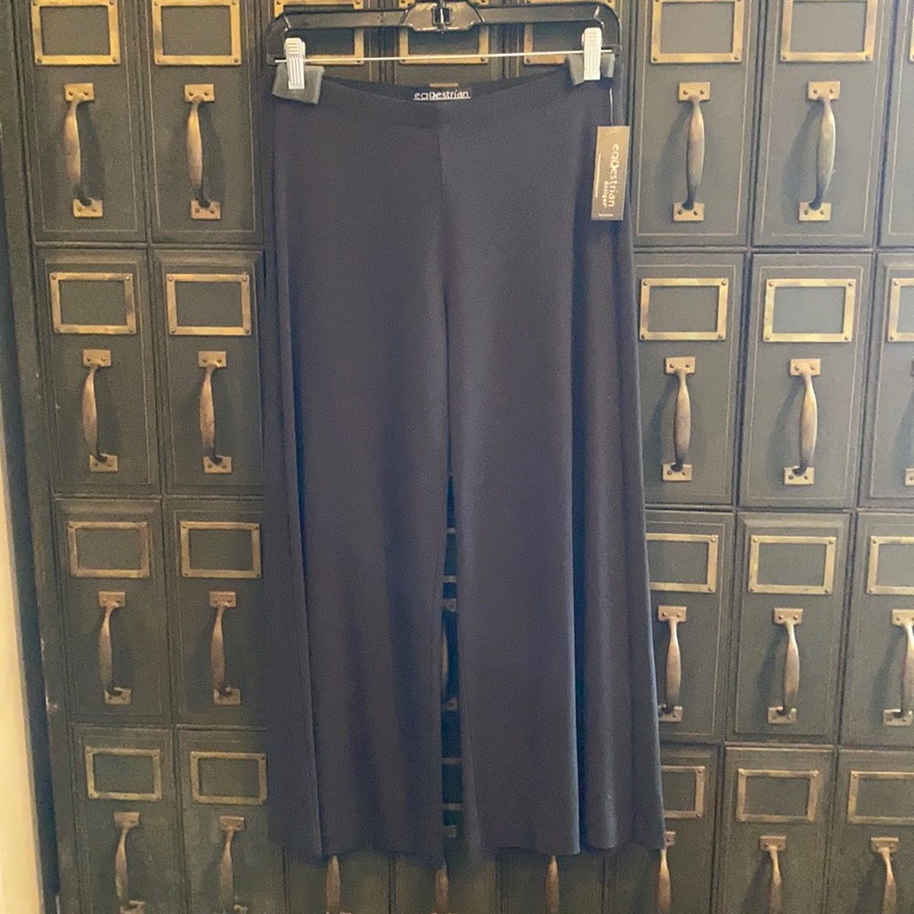 Equestrian Wide Leg Cropped Pant